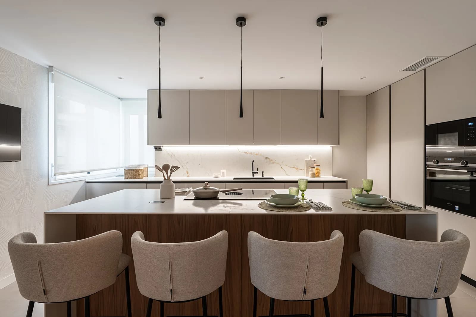 Saavedra Fajardo — cocina de obra real en Madrid