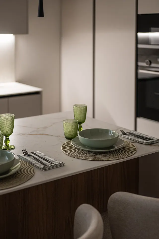 Cocina a medida entregada por Lunari en Madrid